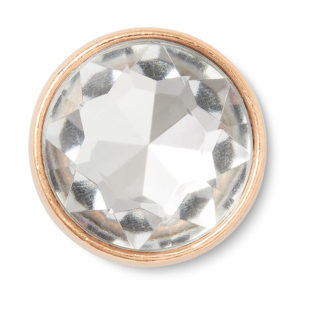 Jibbitz™ Crocs Pedra Circular Transparente
