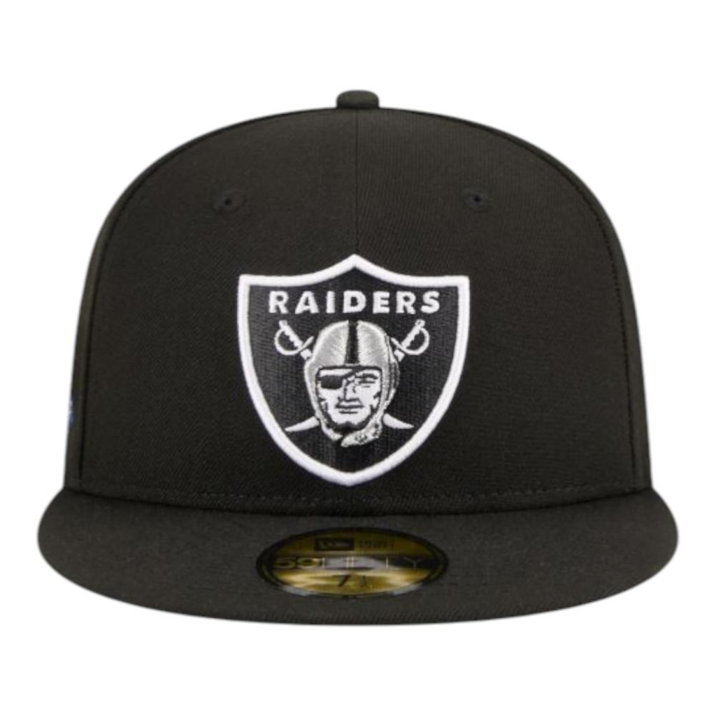 Boné Adulto New Era 5950 Las Vegas Raiders Aba Reta