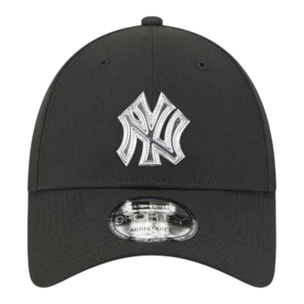 Boné Adulto New Era 940snap Liquid Metal New York Yankees Aba Curva