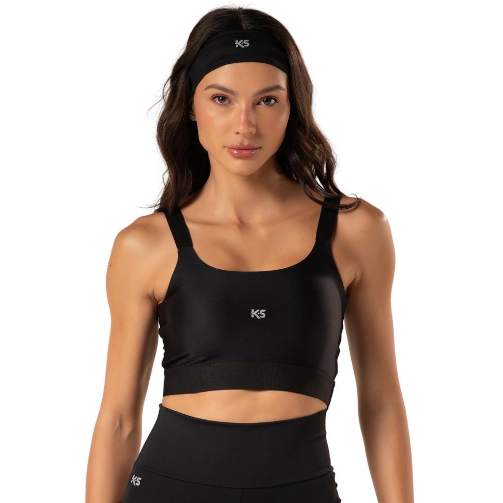 Top Malhas Keeper Keep Fitty com Elástico Feminino