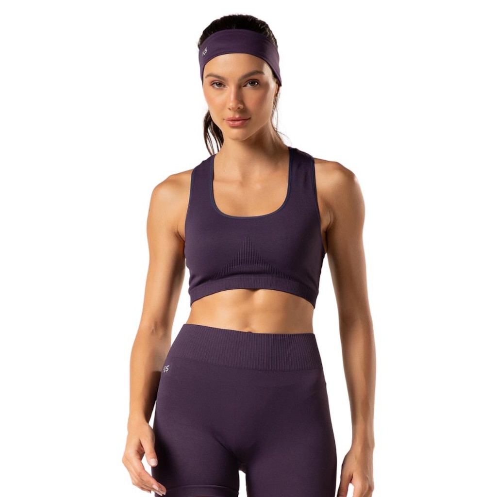 Top Nadador Malhas Keeper Keep Liso sem Costura - Feminino