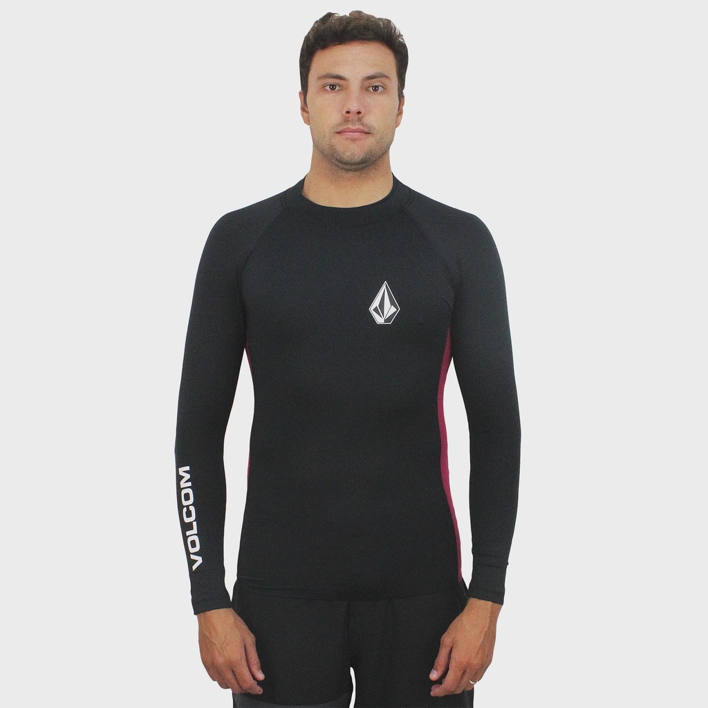 Imagem 2 do produto Camiseta de Lycra Volcom Lido Solid - Masculina