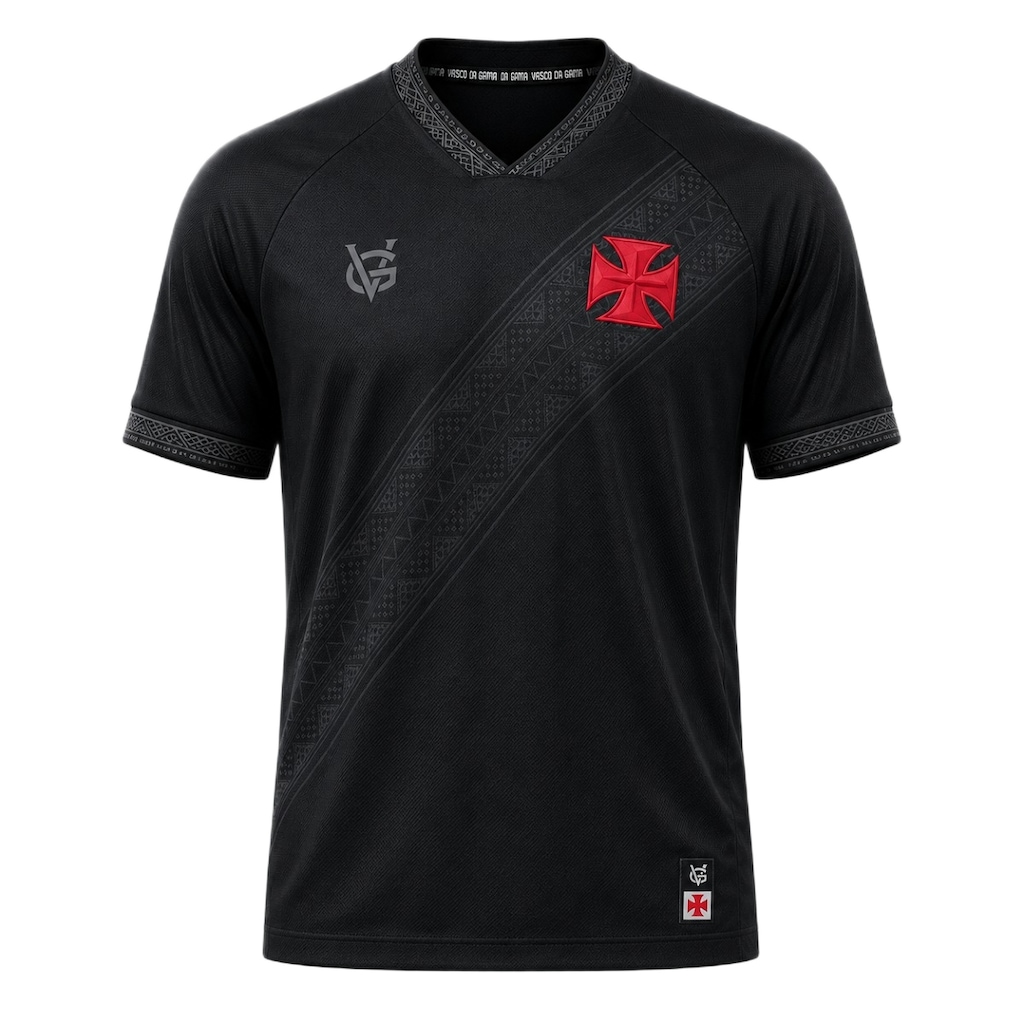 Camisa do Vasco da Gama VG Resistência Black - Masculina