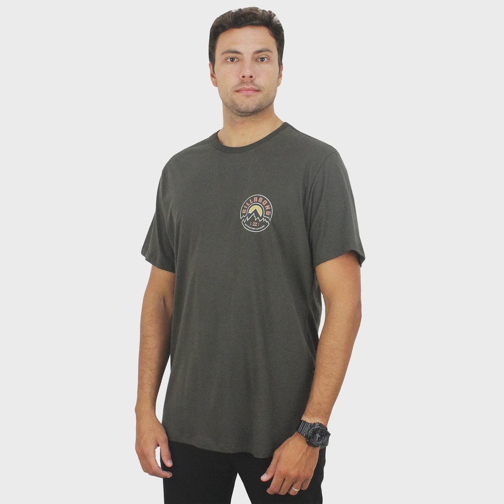 Imagem 3 do produto Camiseta Billabong Rockies I Dark Brown - Masculina