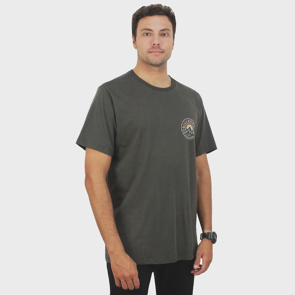 Imagem 4 do produto Camiseta Billabong Rockies I Dark Brown - Masculina