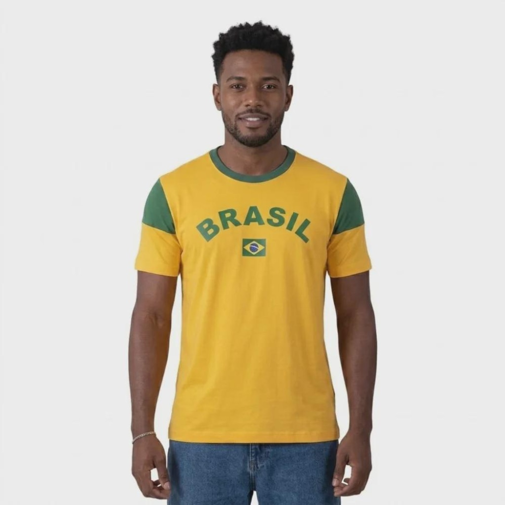 Camiseta do Brasil Braziline - Masculina