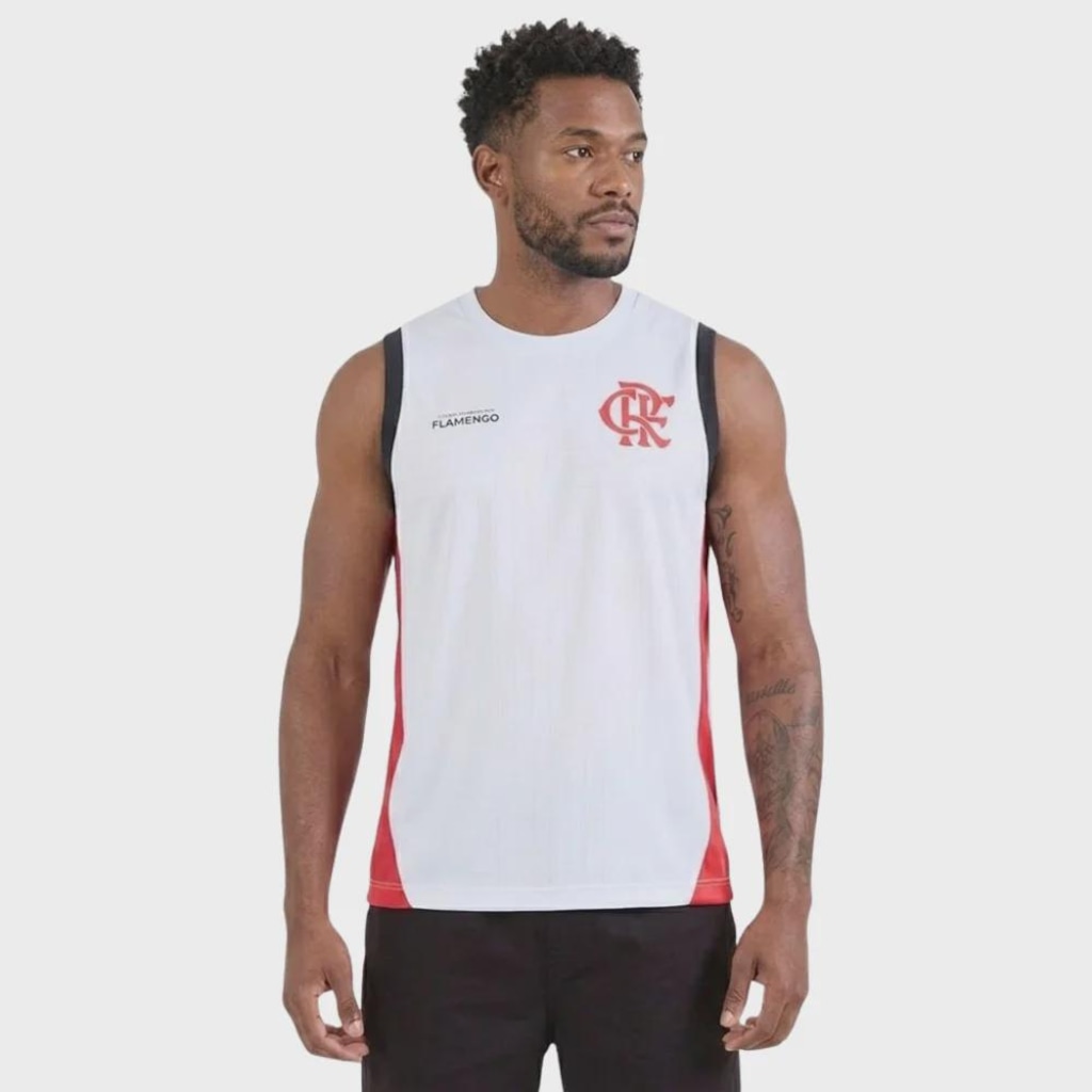 Camiseta Regata do Flamengo Braziline Estalo - Masculina