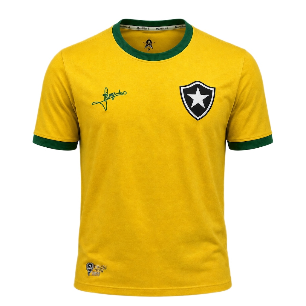 Camisa do Botafogo Edição Especial Brasil Jairzinho RetrôMania - Masculina