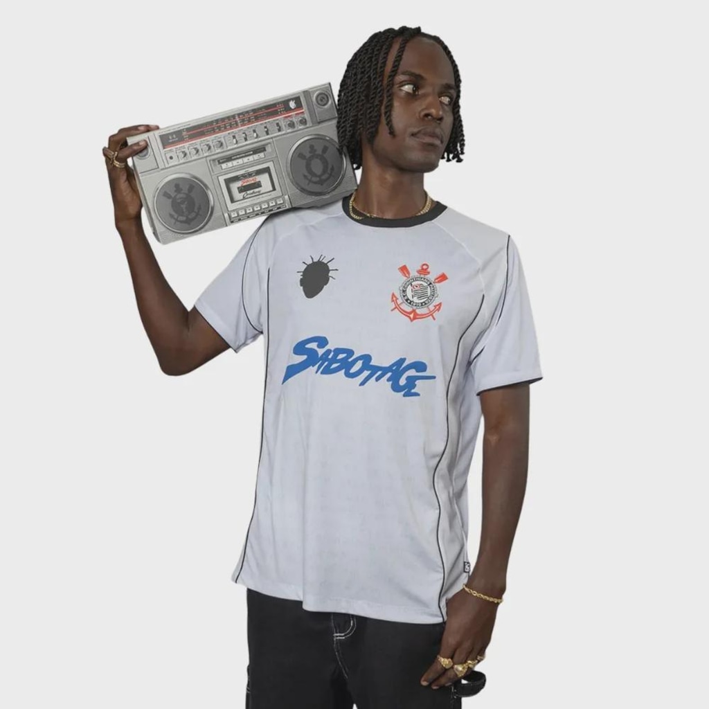 Imagem 3 do produto Camiseta do Corinthians Surf Center Sabotage - Masculina