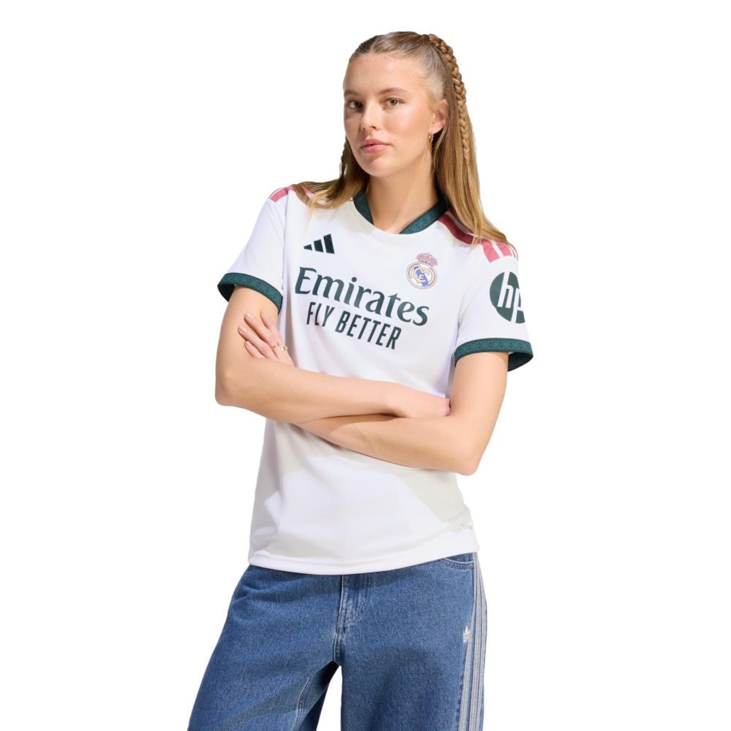 Camisa Real Madrid I 26/27 adidas Feminina