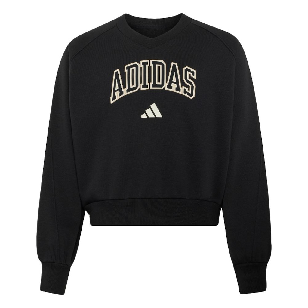Blusão de Moletom adidas Seasonals Collegiate Typography Infantil - Foto 1