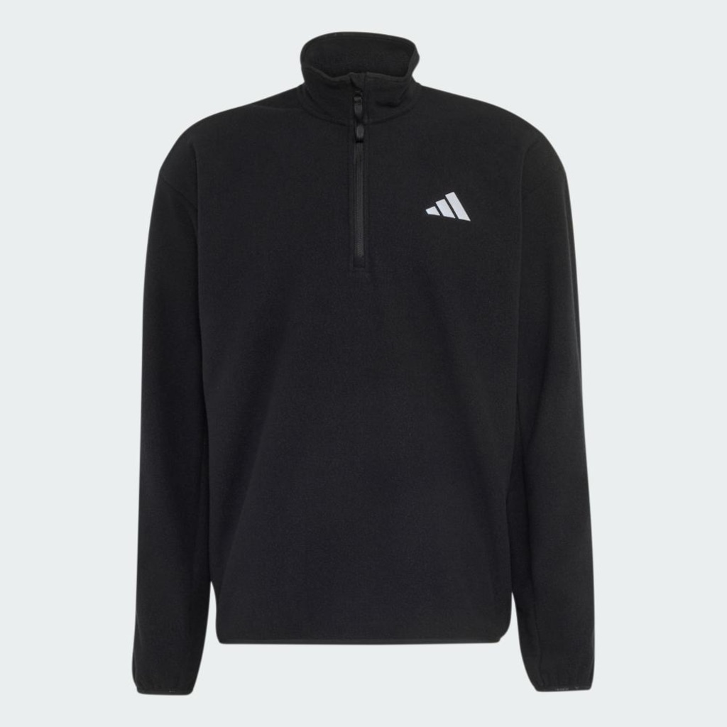 Imagem 2 do produto Blusão de Moletom Fleece Zíper Meia Altura adi365 Running Essentials Winterised adidas Masculino
