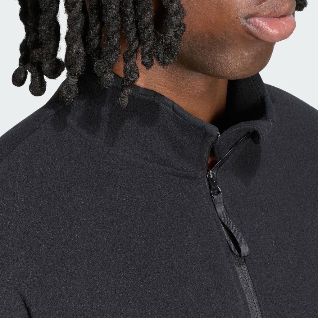 Imagem 5 do produto Blusão de Moletom Fleece Zíper Meia Altura adi365 Running Essentials Winterised adidas Masculino