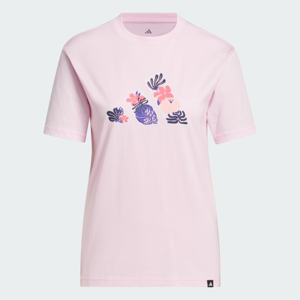 Imagem 2 do produto Camiseta adidas Logo Floral Feminina