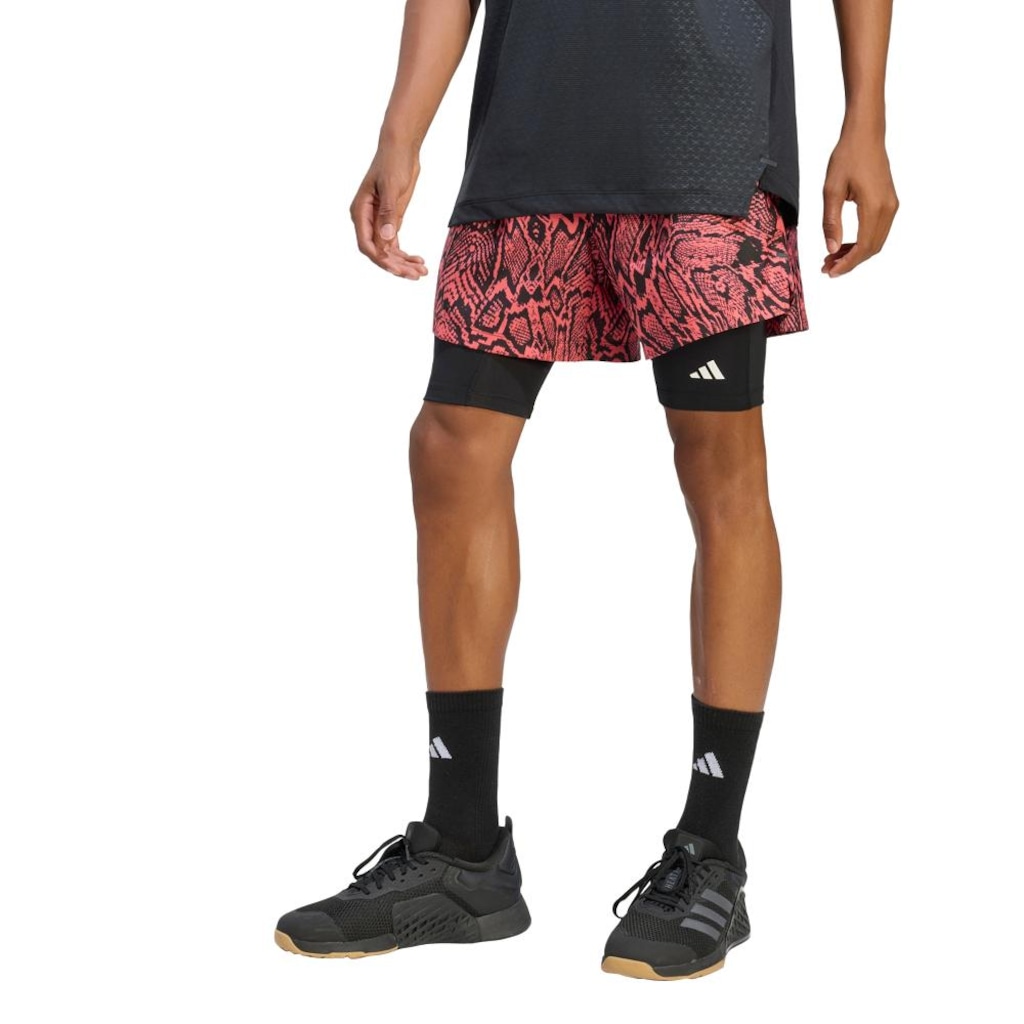 Short adidas D4T PrimeLift AOP  Masculino