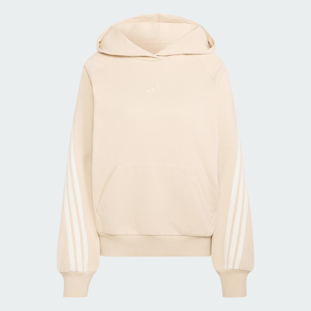 Imagem 2 do produto Blusão de Moletom com Capuz adidas Kit 3-Stripes Feminino
