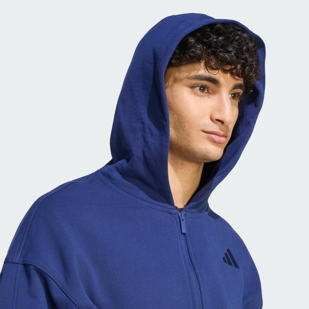 Imagem 5 do produto Blusão de Moletom com Capuz Uniforme adidas Logo Pequeno adidas Masculino