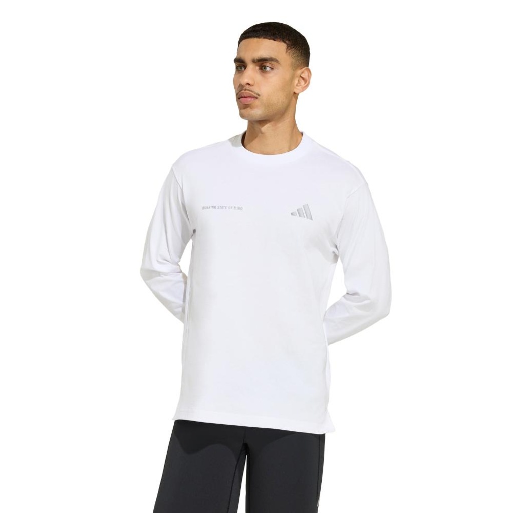 Camiseta adidas Manga Longa adi365 Running Community Culture Unissex