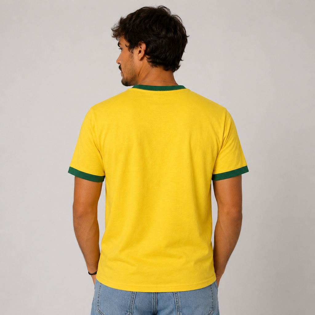 Imagem 3 do produto Camisa do Brasil Retrô Estrelas Olden Sports - Masculina