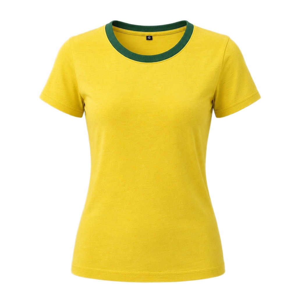 Camisa do Brasil Baby Look Olden Sports - Feminina