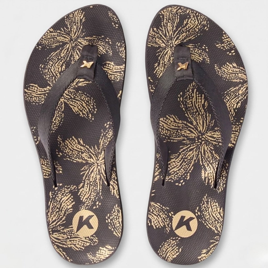 Chinelo Kenner Kyra Slim Estampada - Feminino