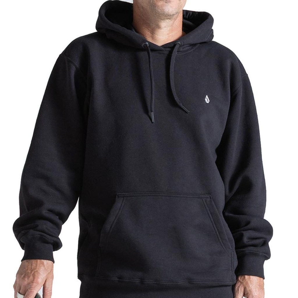 Blusão Moletom Volcom Canguru Single Stone WT26 - Masculino