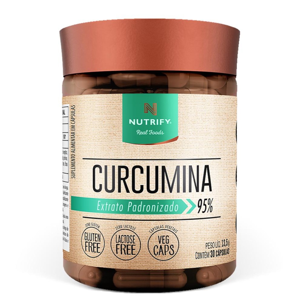 Vitamina Curcumina Nutrify 30 cápsulas