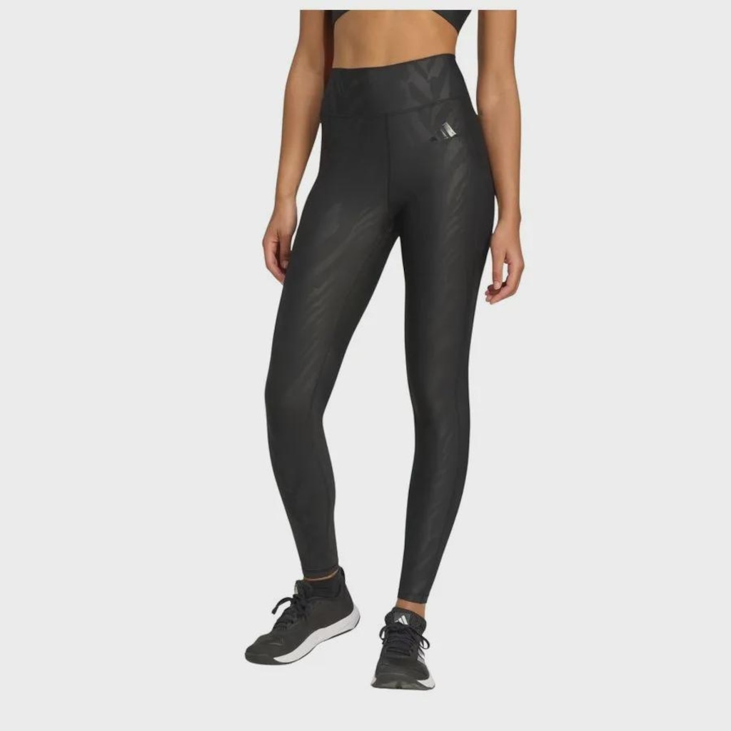 Calça Legging adidas Optime Aop - Feminina