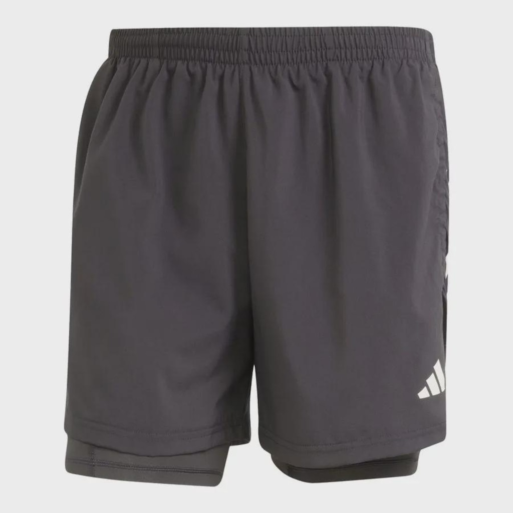 Shorts adidas The Run Climacool 5 Pol 2 In 1 - Masculino