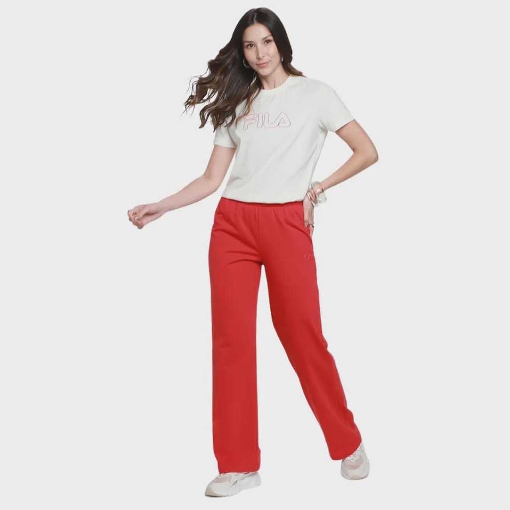 Imagem 3 do produto Camiseta Fila Regular Basic Outline - Feminina