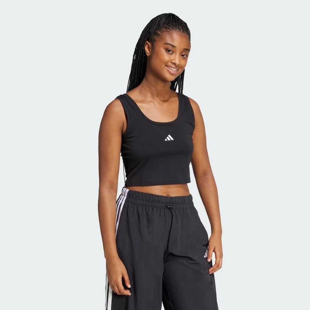 Imagem 5 do produto Regata adidas Curta Slim Essentials Feminina