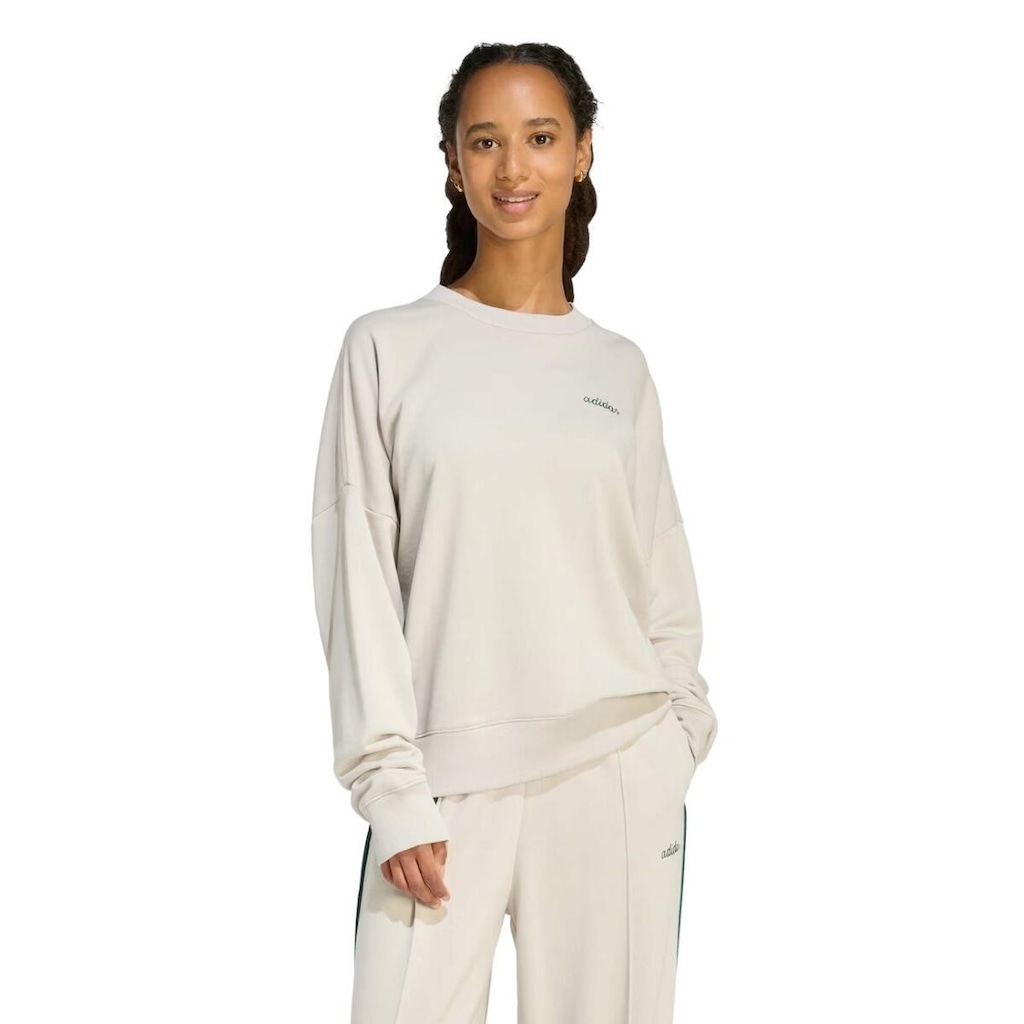 Moletom adidas Seasonal Essentials Colorpop com Estampa Bordada Feminino