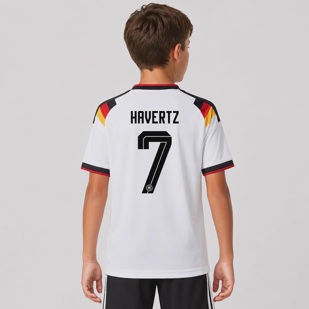 Camisa Alemanha I 26/27 7 Havertz adidas Infantil