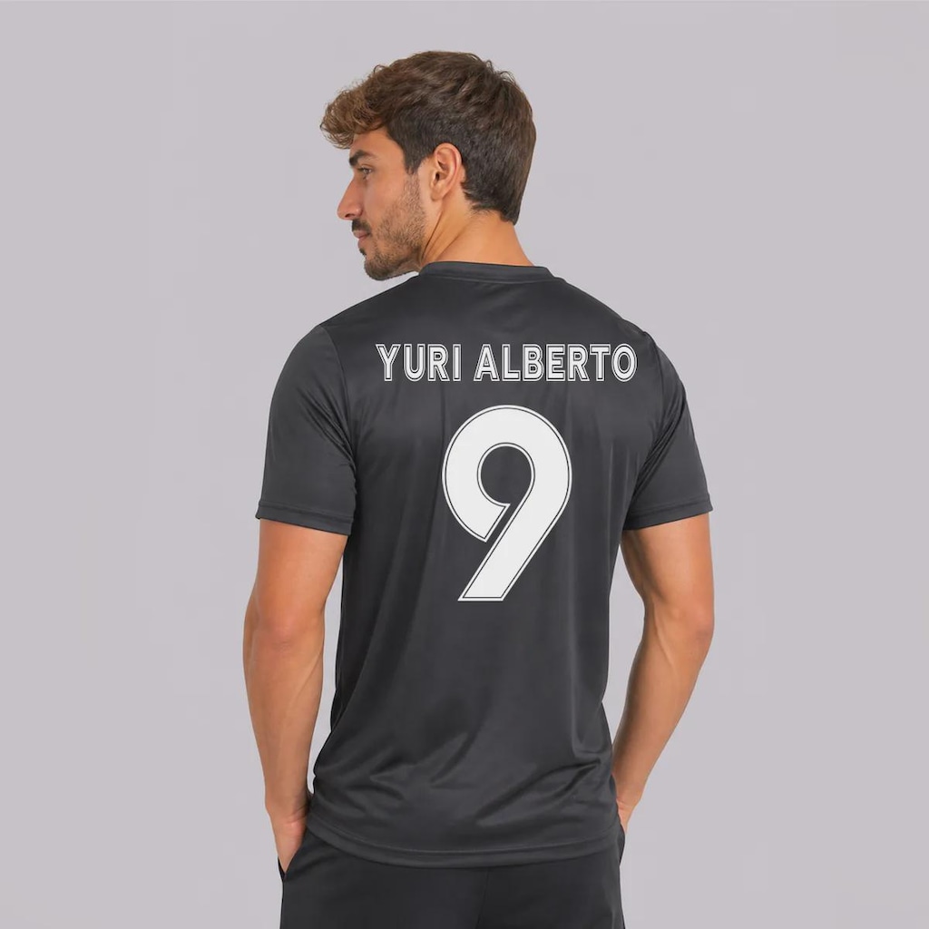 Camisa do Corinthians Brasão 9 Yuri Alberto Masculina