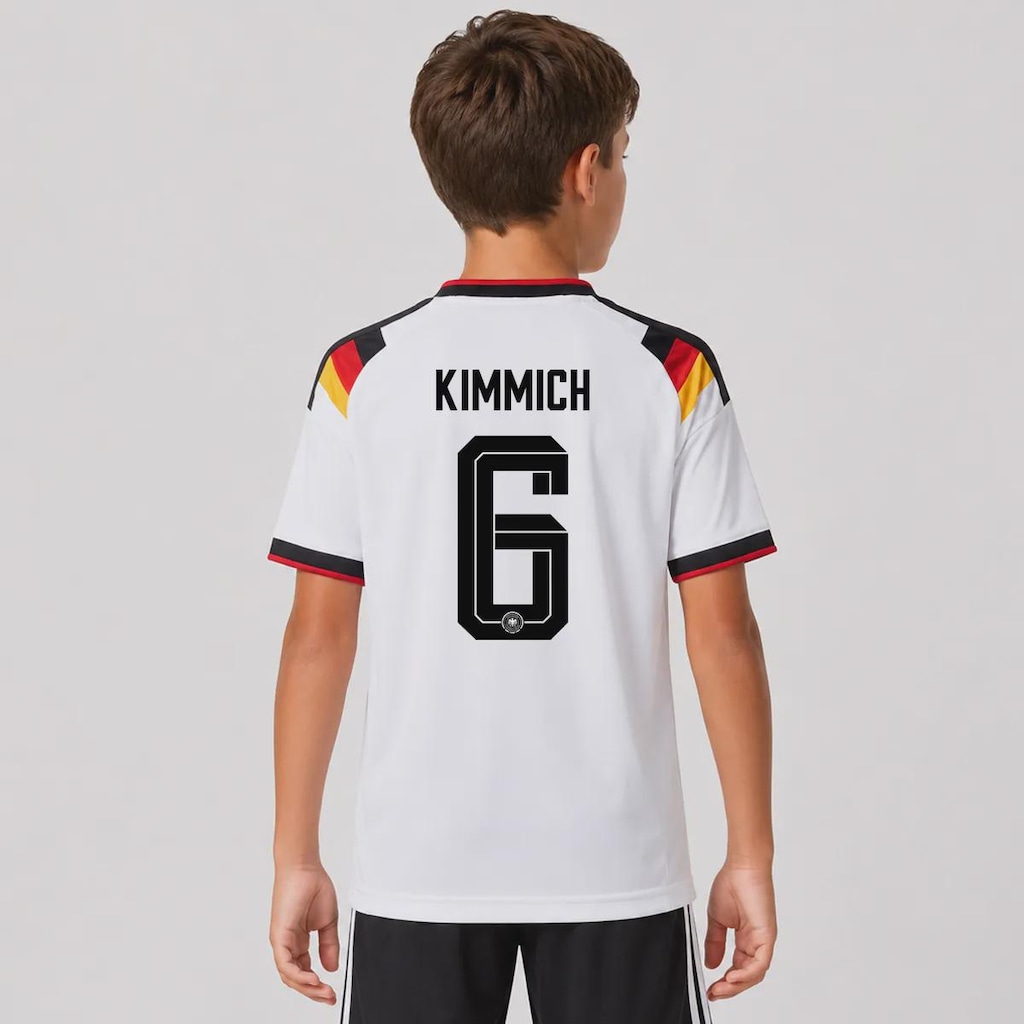 Camisa Alemanha I 26/27 6 Kimmich adidas Infantil