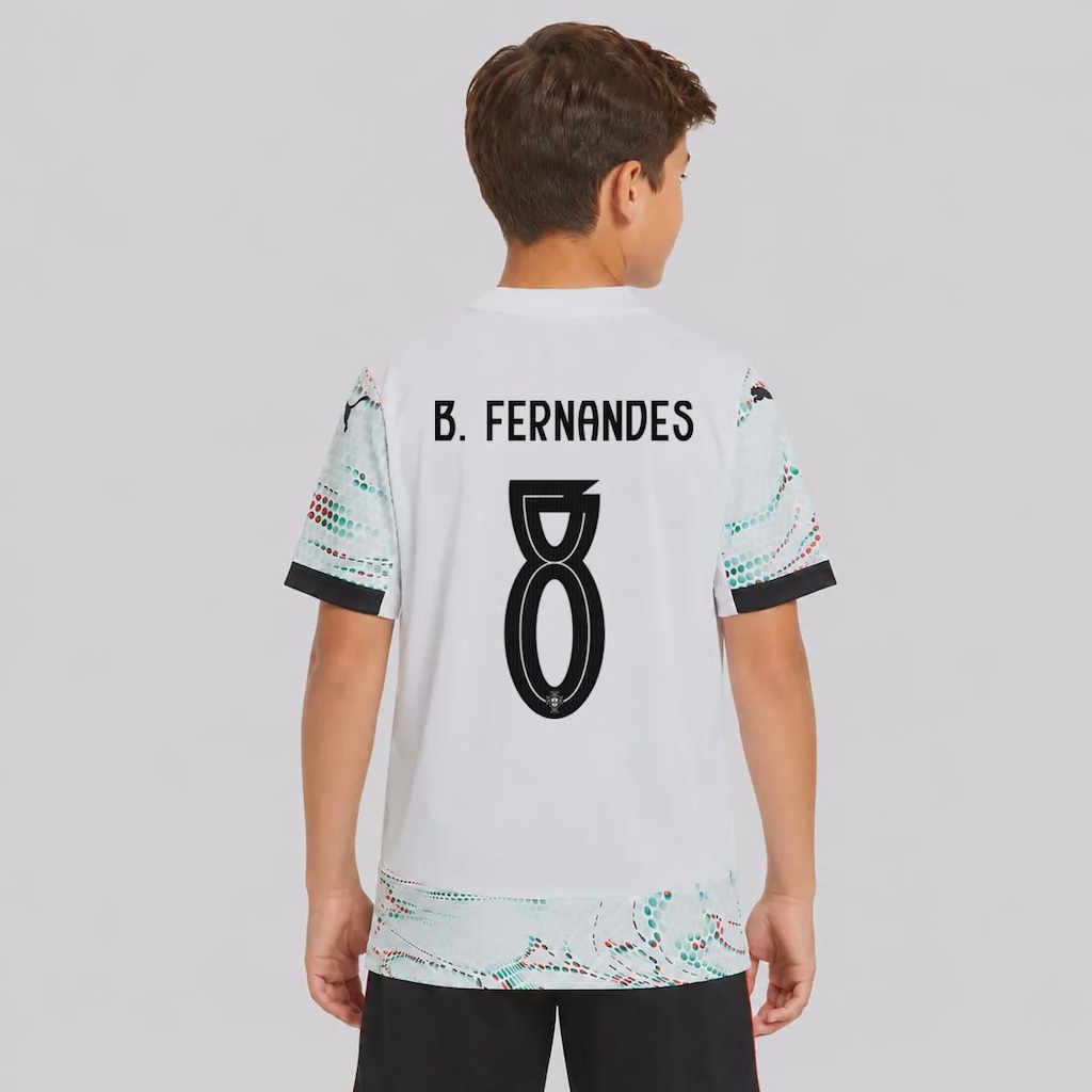 Camisa Portugal II 25/26 8 B. Fernandes Puma Masculina