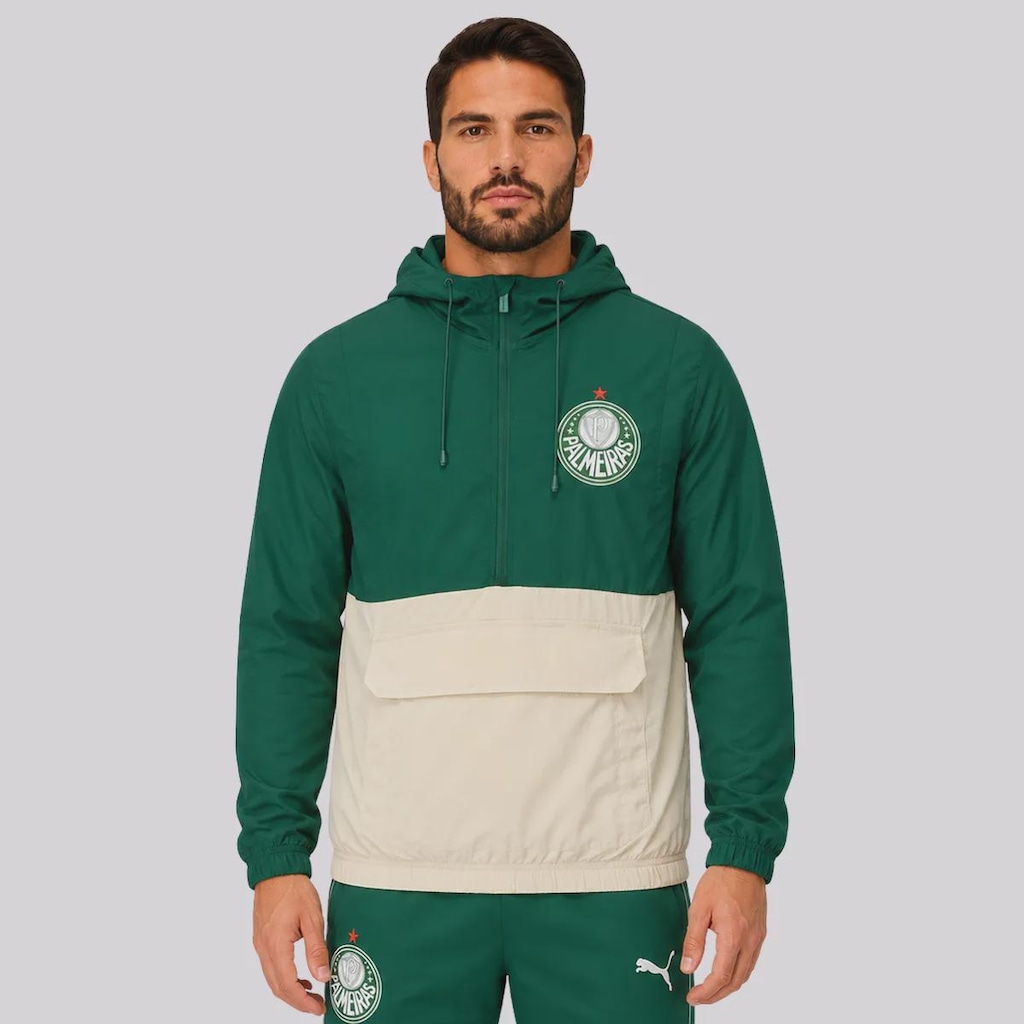 Jaqueta do Palmeiras Corta Vento Poliamida Packable III Masculina