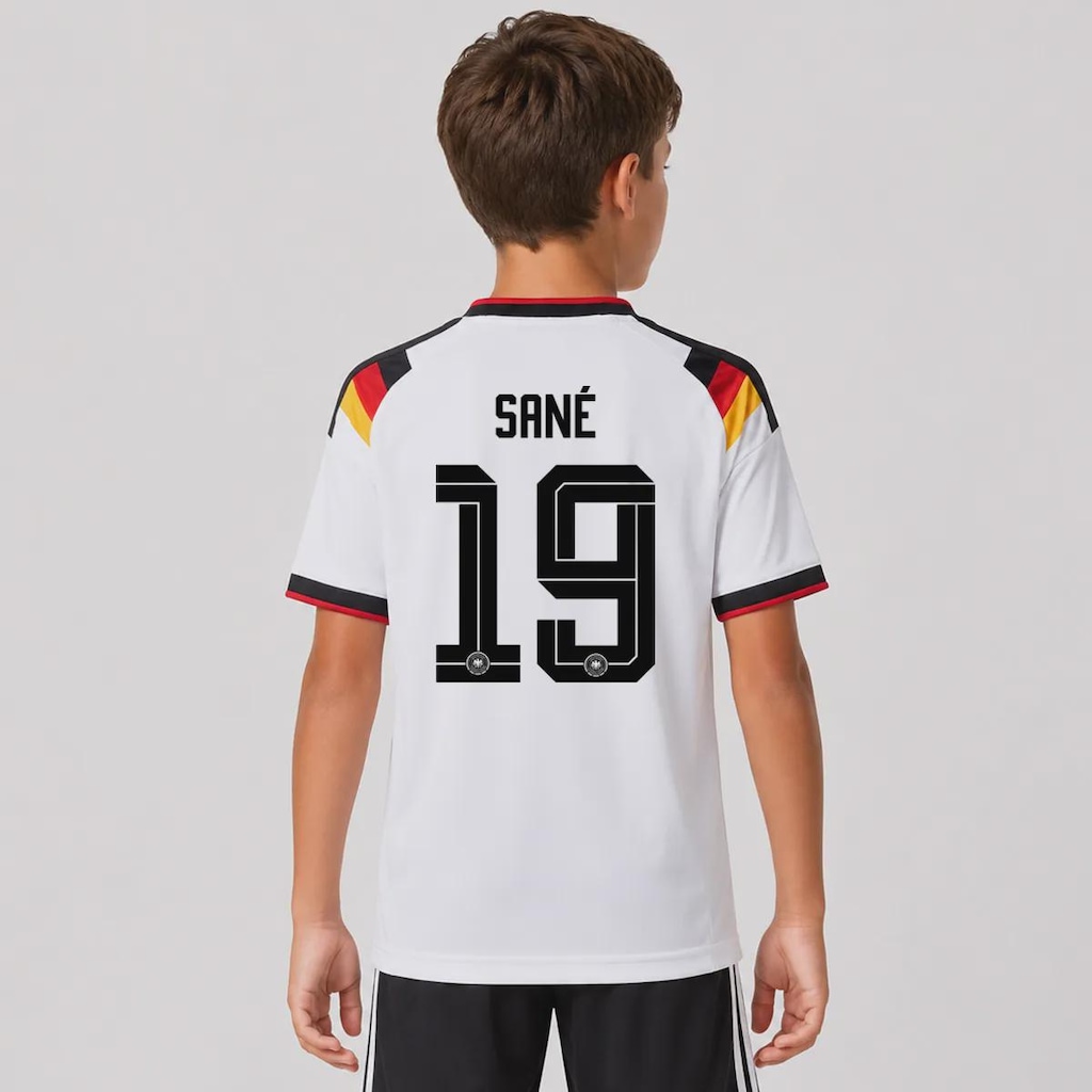 Camisa Alemanha I 26/27 19 Sané adidas Infantil