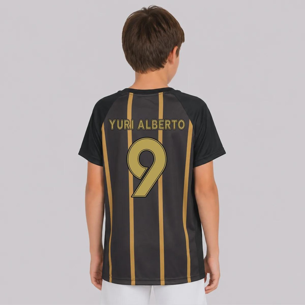 Camiseta do Corinthians Fitness 9 Yuri Alberto Infantil