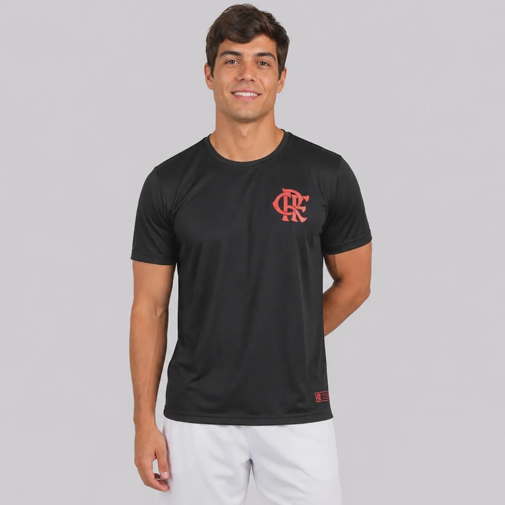 Camisa do Flamengo Poliamida Escudo Masculina