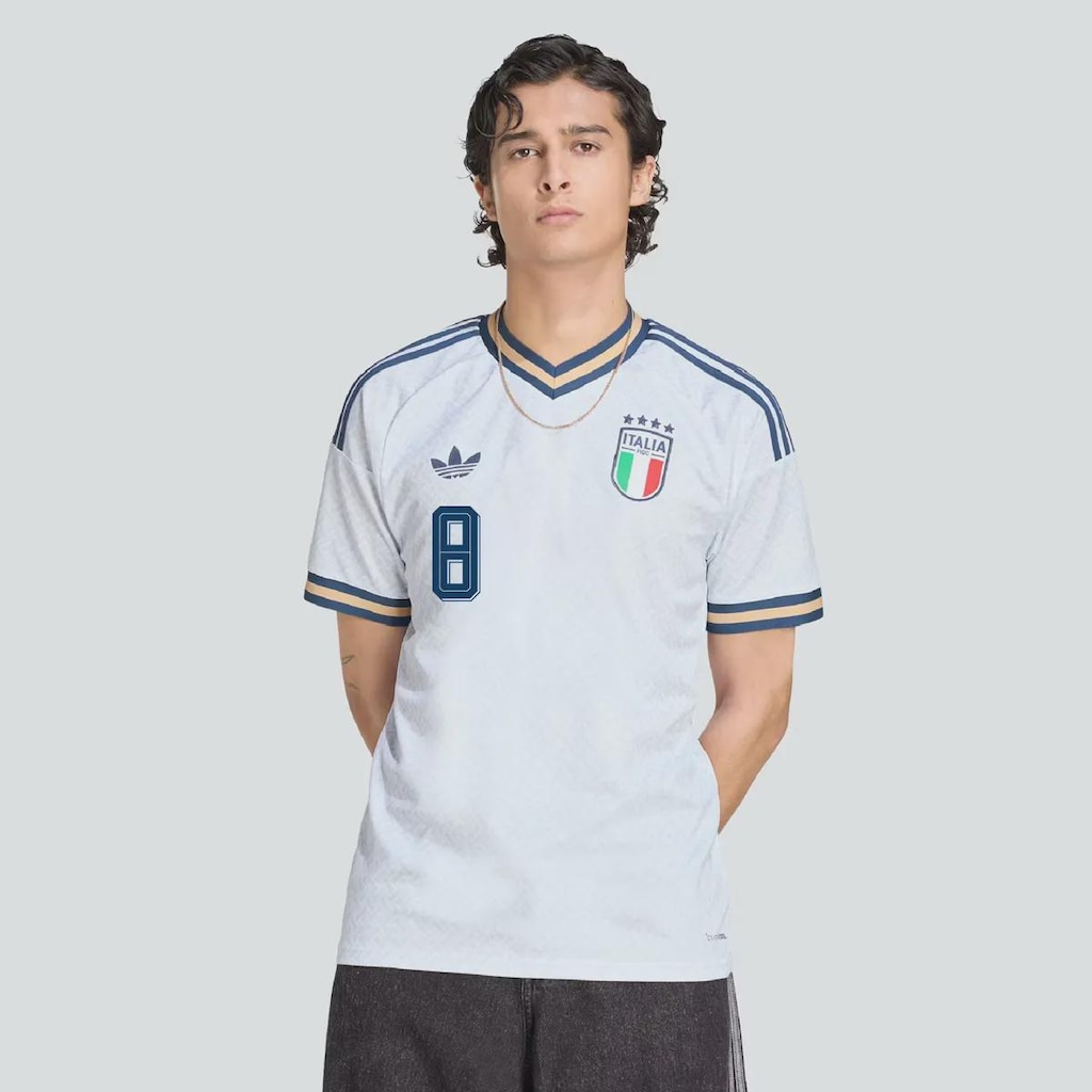 Camisa da Itália II 26/27 8 TONALI adidas - Masculina