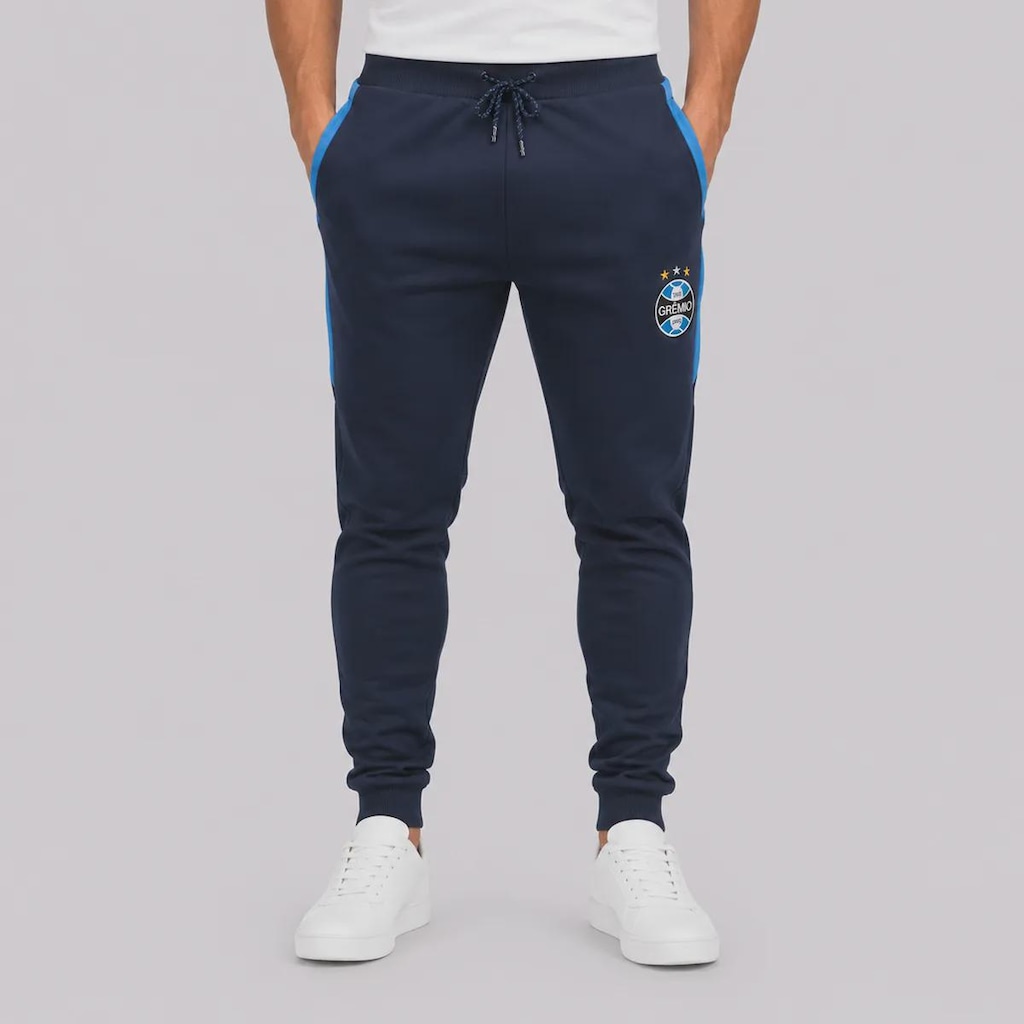 Calça Moletom Grêmio Tricolor - Masculina