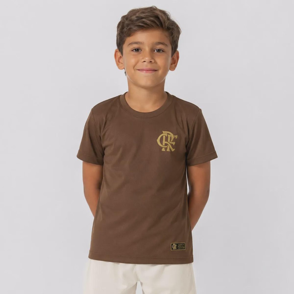 Camisa do Flamengo Dry Texturizada - Infantil