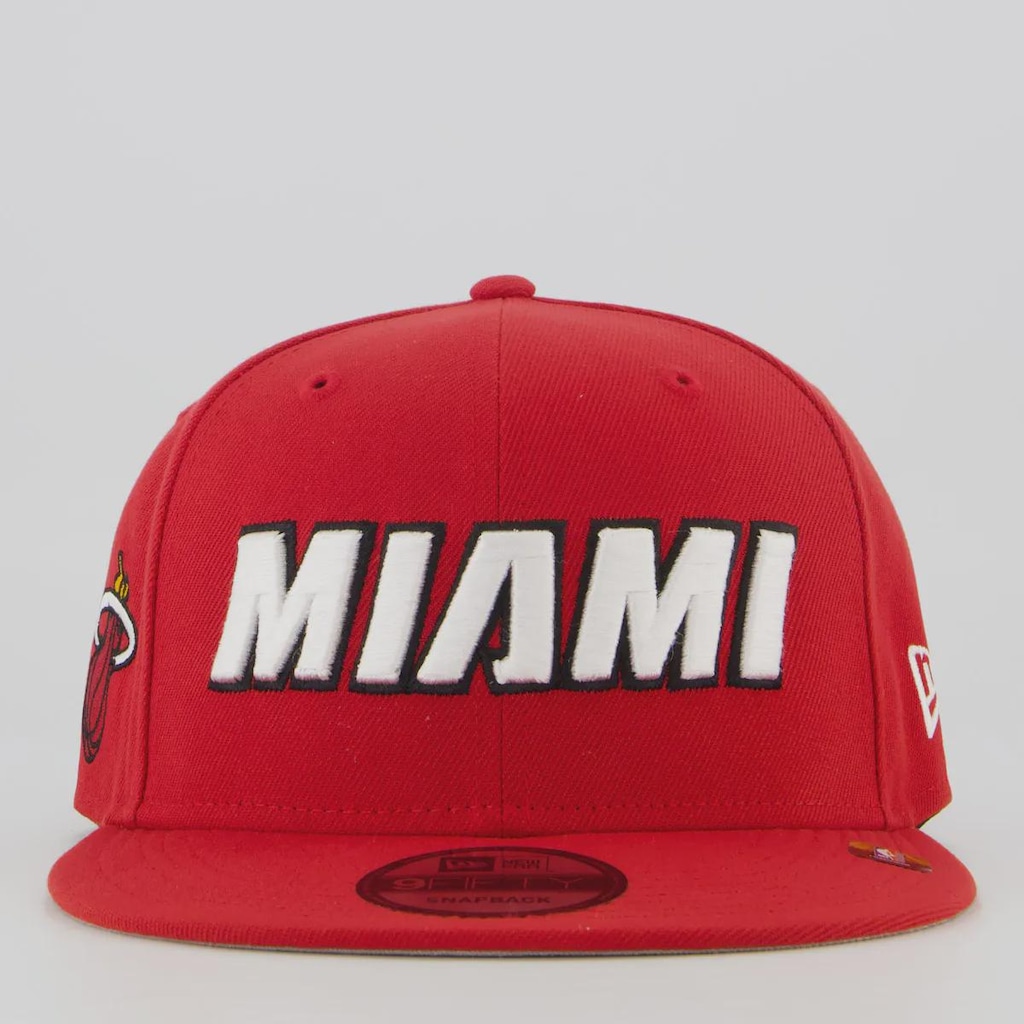 Imagem 2 do produto Boné Unissex New Era Miami Heat NBA 22 950 - Aba Curva