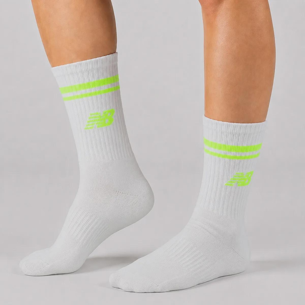 Kit com 4 Pares de Meia Cano Alto New Balance - Feminina