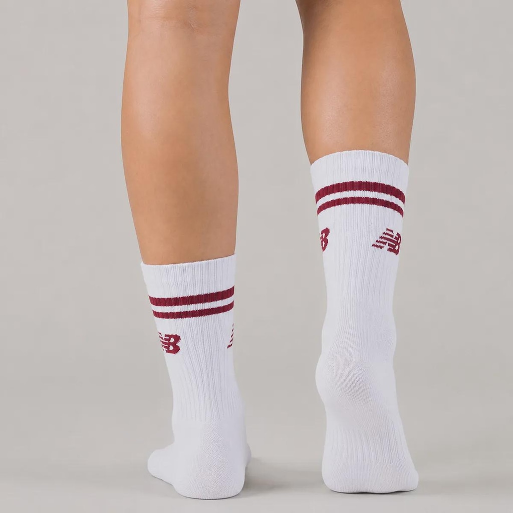 Imagem 4 do produto Kit com 4 Pares de Meia Cano Alto New Balance - Feminina