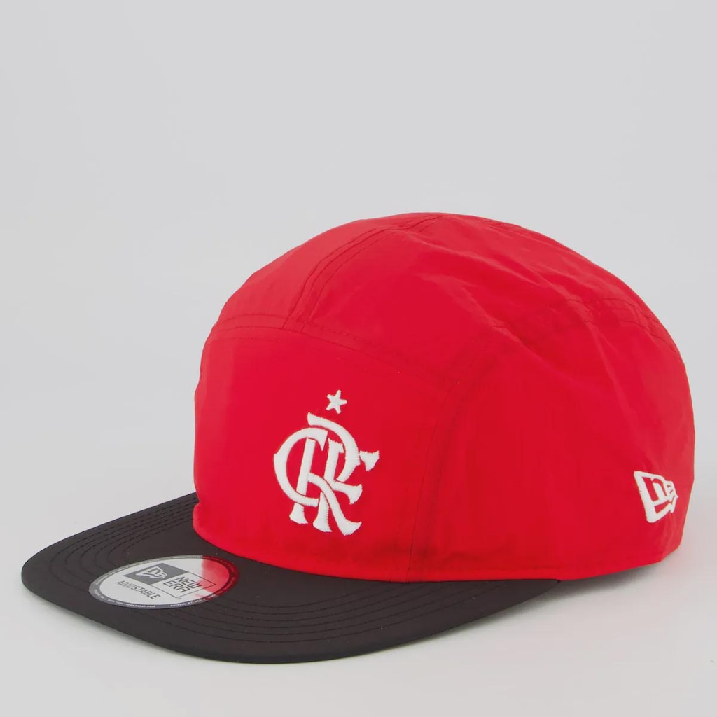 Boné Unissex New Era Flamengo Mengão Camper - Aba Reta