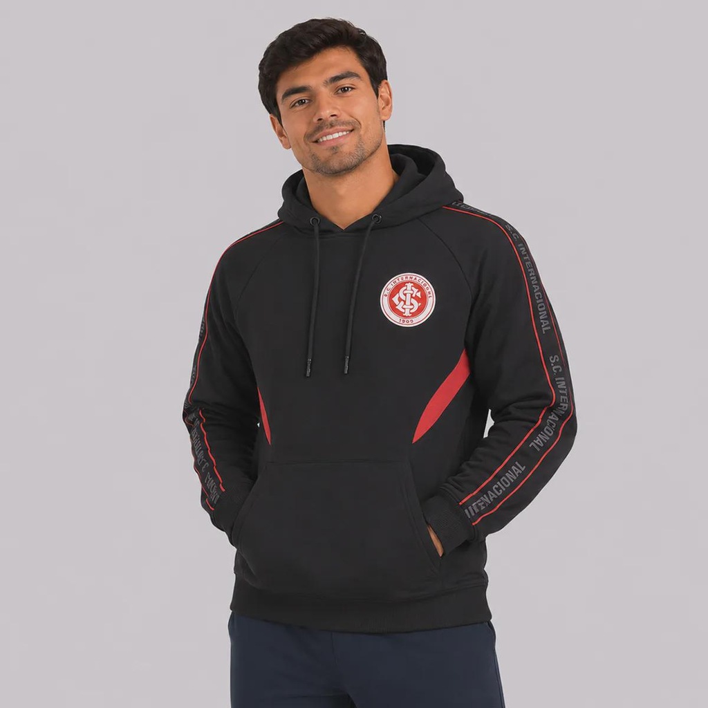 Blusão de Moletom do Internacional Tape - Masculino