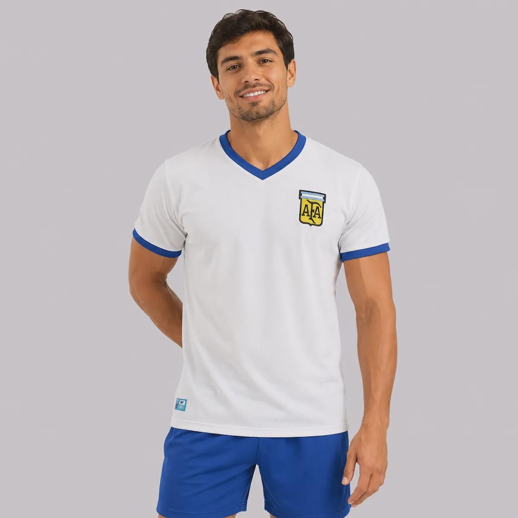 Camisa da Argentina 1982 Retrô - Masculina