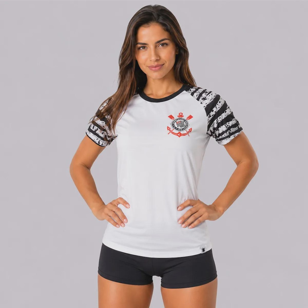 Camisa do Corinthians Sleeves - Feminina
